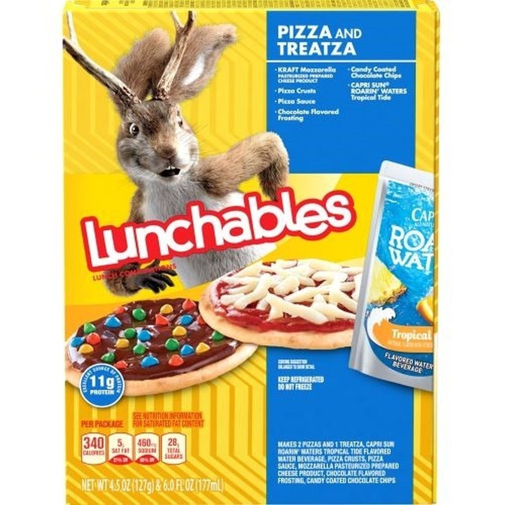 Lunchables Pizza And Treatza Lunchables Pizza Kleiderschutz With